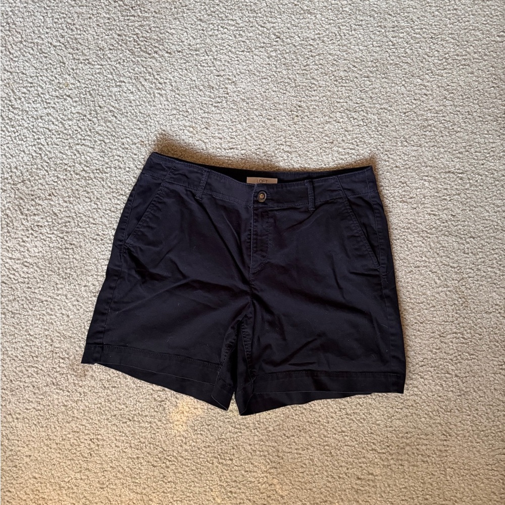 LOFT Midnight Curvy Fit Trousers